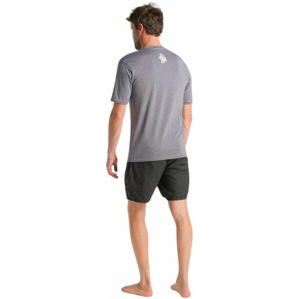 2026 C-Skins Männer NuWave UV Basics Kurzarm Surf Tee C-NLYSURFM - Deep Grey Heather